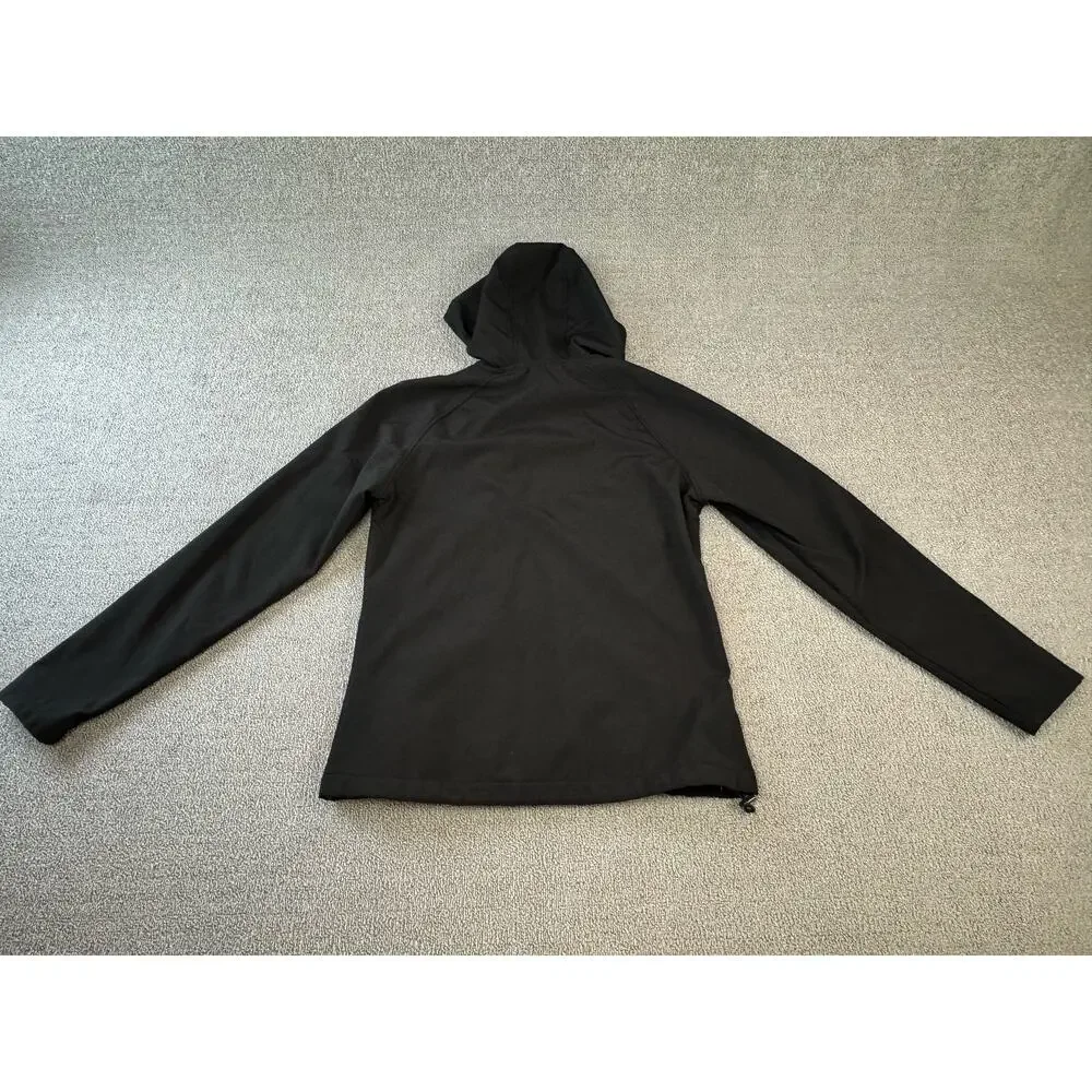 New Balance Jacket Coat Hooded Quilted Lightweight‎ Black Size Small